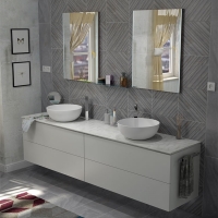 Bathroom furniture TREOS - White