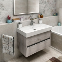 Bathroom furniture NIRONA - Oak Mocca