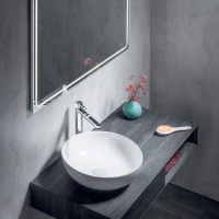 Bathroom furniture MORIAN - Black oak