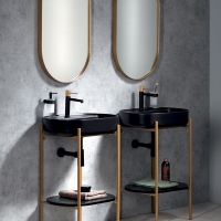 Bathroom furniture PUNO - Gold matt