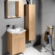 Bathroom furniture KERAMIA FRESH - Platinum oak