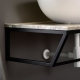 Bathroom furniture SKA INDUSTRIAL - Black matt