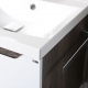 Bathroom furniture WAVE - White / mali wenge