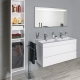 Bathroom furniture ODETTA - Glossy white