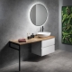 Bathroom furniture WOODY - Natural oak