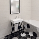 Bathroom furniture FERRO - Black