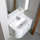 Bathroom furniture PULSE - White / anthracite